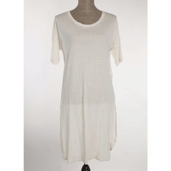 Vero Moda Long Offwhite T-shirt - Picture 1 of 5